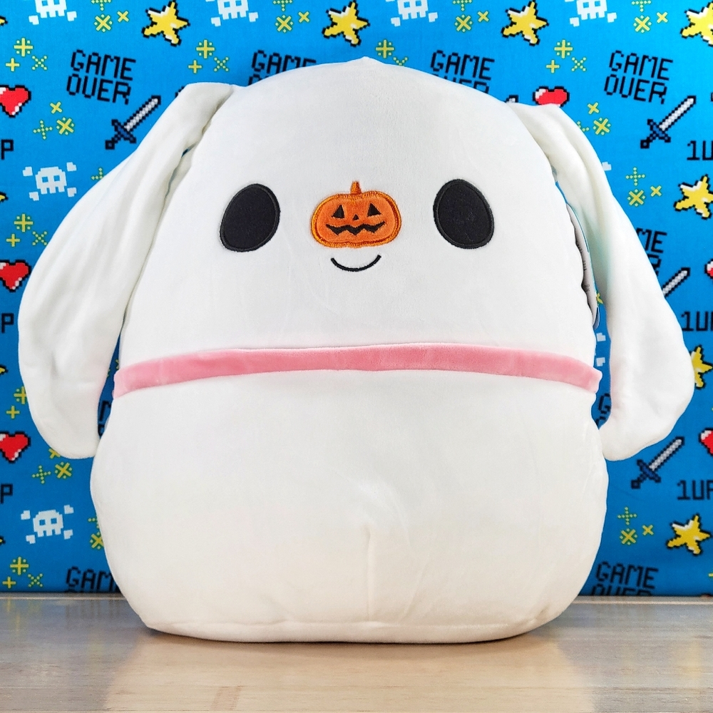 Squishmallow Zero Nightmare Before Christmas 12" UltraSoft Halloween Plush NWT - Picture 1 of 12